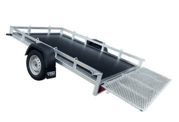Kipdessel met oprijklep 258 X 150, Ophalen, Nieuw