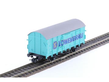 Schaal H0 Roco 46052 gesloten goederenwagen Löwenbräu v., Ophalen of Verzenden, Overige typen