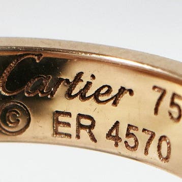 Cartier - Ring - 18 karaat Geel goud - mini-liefde, Nieuw