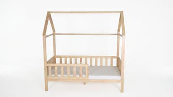 Lit cabane 80x160cm pin - Retour client -42% (kinderbed), Verzenden, Nieuw
