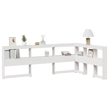 vidaXL Boekenkast Hoofdeinde L-vormig 120 cm massief, Verzenden, Nieuw
