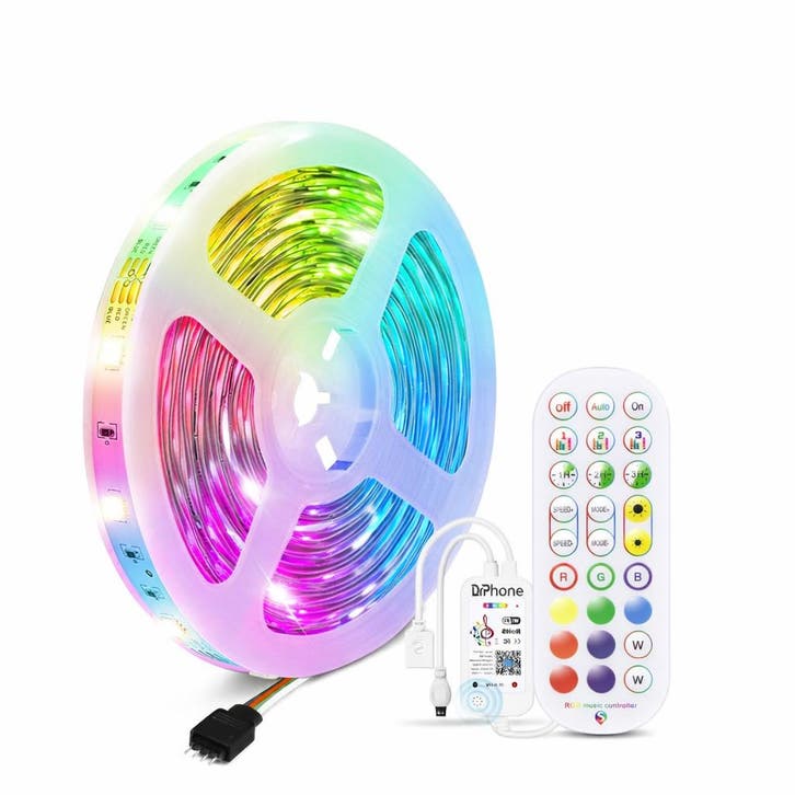 DrPhone AG07 Pro - 10 Meter RGB LED Strip (1 Geheel) -, Maison & Meubles, Lampes | Autre, Envoi