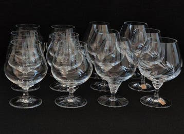 Nachtmann/Spiegelau en andere - Drinkglas (12) - Kristal -, Antiek en Kunst