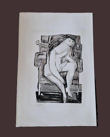 Dick Elffers (1910-1990) - Vrouw in neglige