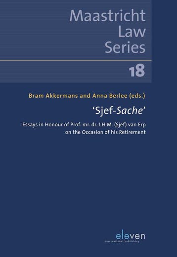 Sjef-Sache / Maastricht Law Series / 18 9789462361973, Verzenden, Gelezen