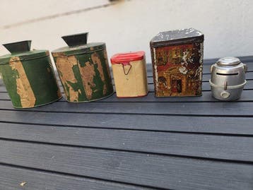 Spaarpot (5) - Metaal - Antieke spaarpotten