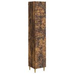 vidaXL Kast Set 2 pcs Gerookt eiken 33 x 34,5 x 90 cm, Huis en Inrichting, Kasten | Overige, Verzenden, Nieuw