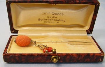 Zonder minimumprijs - Speld - 8 karaat Geel goud - 8.00ct.