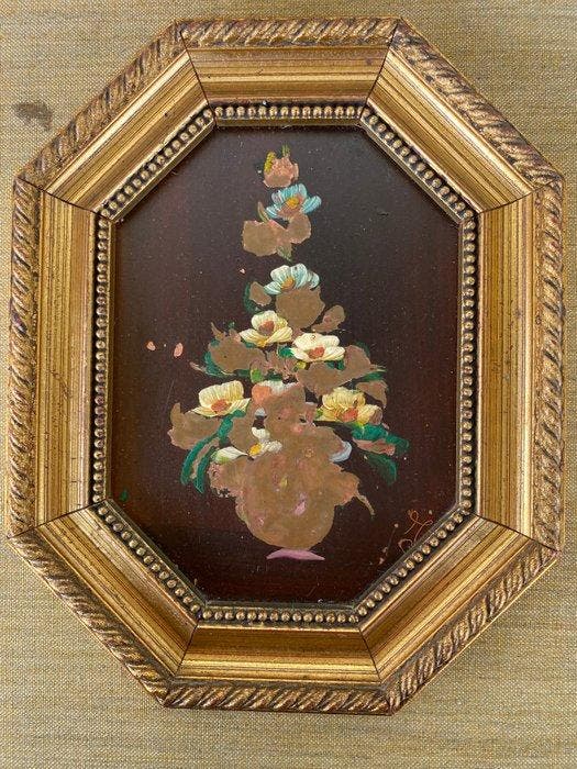 Cadre (9) - Bois, cadre en bois doré et dautres matériaux,, Antiek en Kunst, Curiosa en Brocante