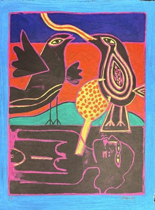 Corneille (1922-2010) - Mali, Antiek en Kunst, Antiek | Overige Antiek