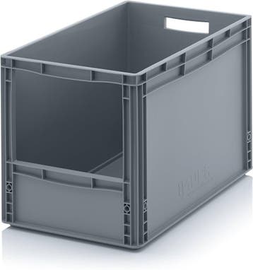 Magazijnbak euronorm 600x400x420mm met grijpopening, Ophalen of Verzenden