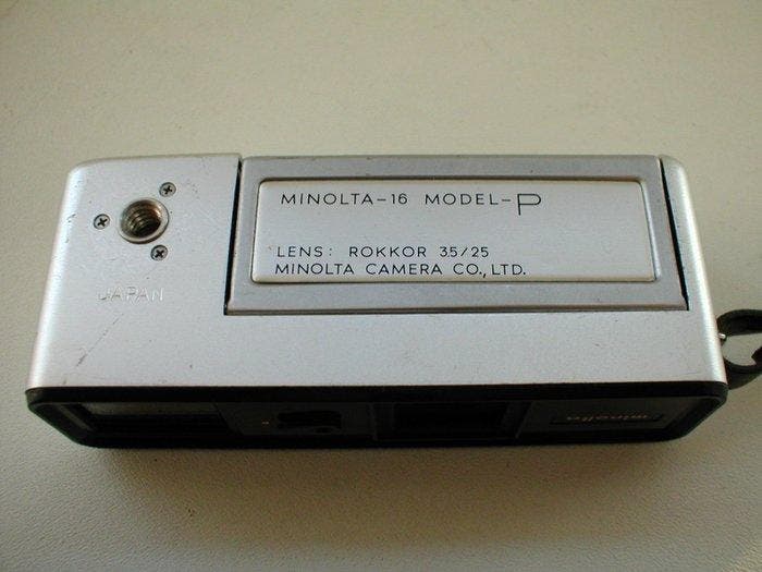 Minolta - 16 Model - P subminiature fotocamera Analoge, Audio, Tv en Foto, Fotocamera's Analoog