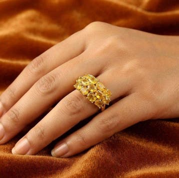 Sans prix de réserve - Bague de cocktail Argent - 3.90ct.