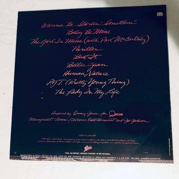 Michael Jackson - Thriller + Bad - Albums LP (plusieurs