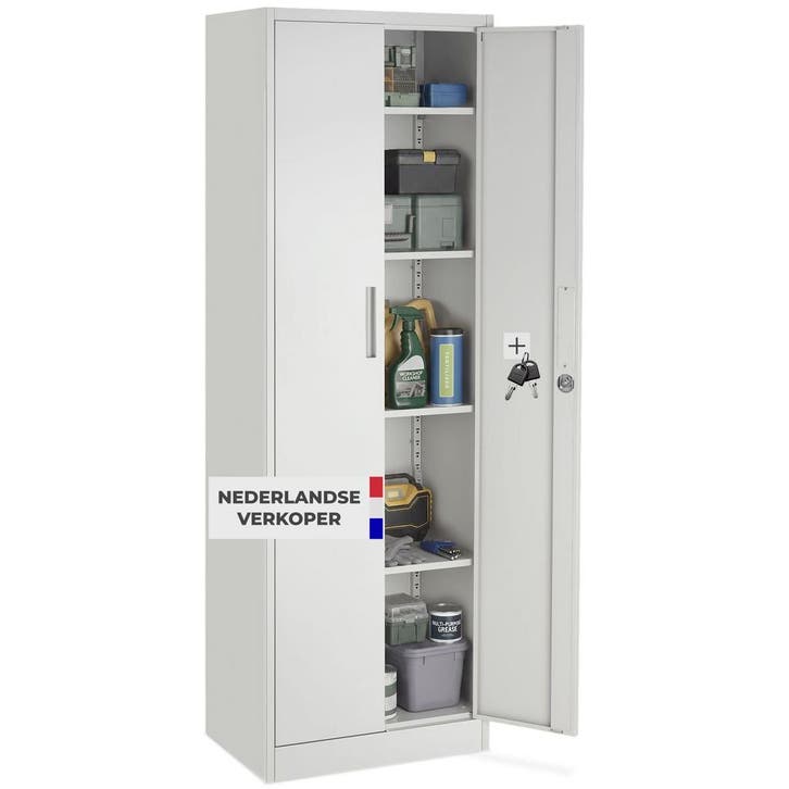 Brandon archiefkast, magneetsluiting, verstelbare planken, Huis en Inrichting, Kasten | Roldeurkasten en Archiefkasten, Verzenden
