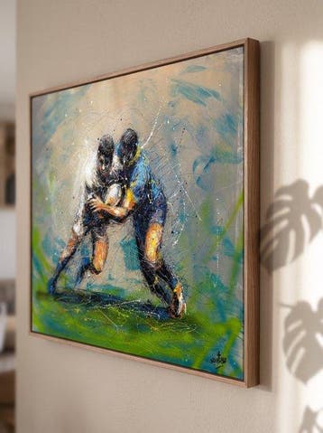 Néo Pablo - Corps à Corps – 100% Original Artwork by Neo