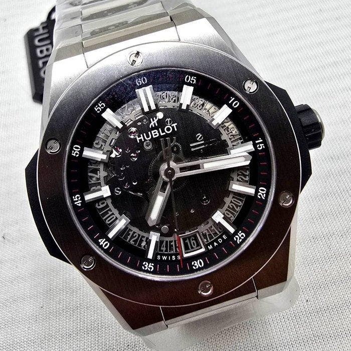 Hublot - Big Bang Integrated Time Only Titanium -, Handtassen en Accessoires, Horloges | Heren