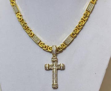 Ensemble religieux avec pendentif « Croix » et - Ensemble de