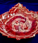 Tafelmiddenstuk - Muranoglas - “Sommerso” Gedraaid, Antiek en Kunst
