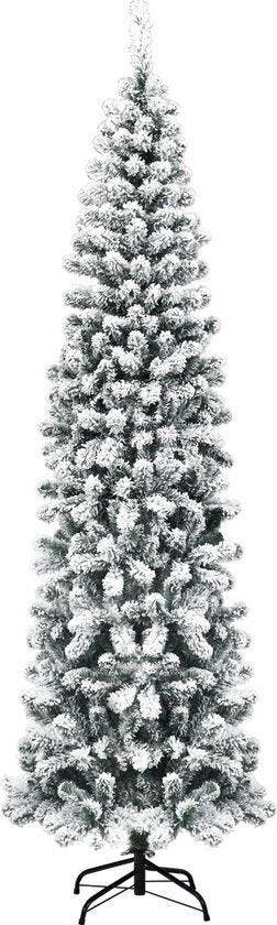 2dekans | Coast Besneeuwde Slim Kunstkerstboom Wit/Groen –, Diversen, Ophalen of Verzenden, Nieuw