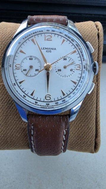 Lemania - outros - Zonder minimumprijs - Heren - 1950-1959, Nieuw