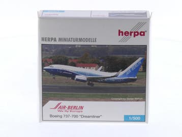 Schaal 1:500 Herpa 514514 Boeing 737-700 Dreamliner Air..., Ophalen of Verzenden