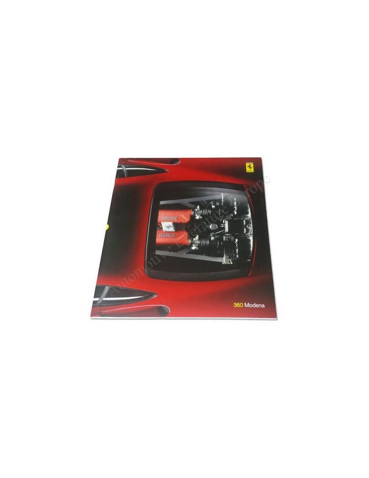 2000 FERRARI 360 MODENA PERSMAP BROCHURE 1471/99, Livres, Autos | Brochures & Magazines