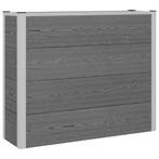 vidaXL Verhoogde plantenbak Grijs 100 x 30 x 22 cm WPC en, Tuin en Terras, Verzenden, Nieuw
