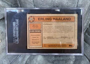 2019/20 Topps Topps Living Erling Haaland 154 Graded card -, Nieuw
