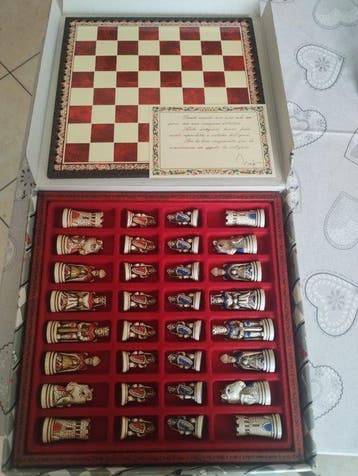 Nigri - scacchiera artistica Medievale Italia anni 1980/1990