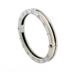 BVLGARI Staal met gouden damesarmband; Model B.ZERO 1, Ophalen of Verzenden, Gebruikt, Overige kleuren, Goud