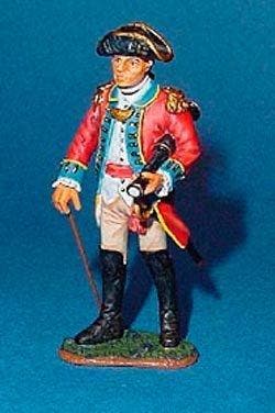 King & Country - Tinnen soldaat - BR003 Fusilier Officer &, Nieuw
