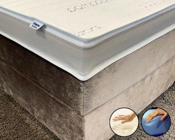 Bamboo exclusive topper HR55 koudschuim & Nasa Traagschuim -, Nieuw