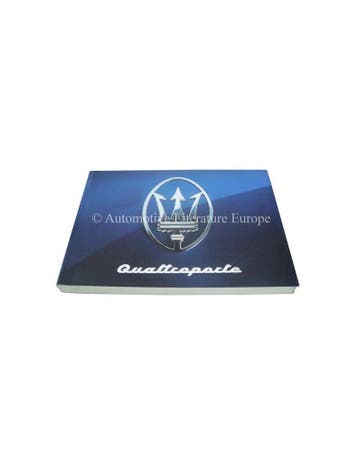 1994 MASERATI QUATTROPORTE IV INSTRUCTIEBOEKJE FRANS DUITS