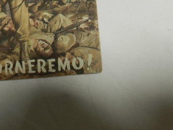 Italië - We zullen terugkeren - Militaire ansichtkaart - We, Verzamelen, Gelopen