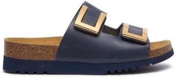 SHOWMODEL Scholl Sandalen Monterey 2 Riemen Vintage Leer..., Verzenden, Nieuw
