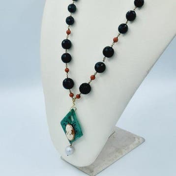 Zonder minimumprijs - Choker halsketting Zilver, Handtassen en Accessoires, Antieke sieraden