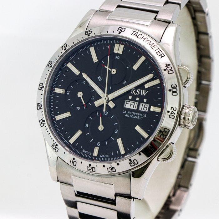 RSW - NEW MODEL - La Neuveville Sport Valjoux automatic -, Handtassen en Accessoires, Horloges | Heren