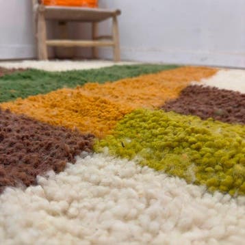 Beni Ourain-stijl - Tapijt - 250 cm - 150 cm - Handgeweven, Nieuw