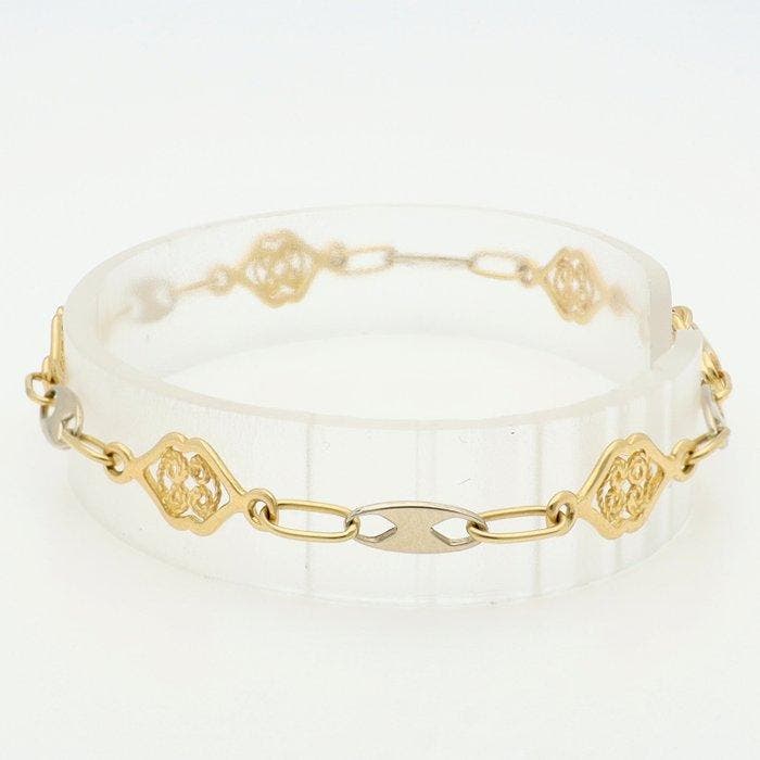 Bracelet - 18 carats Or jaune, Rovaro, Or blanc, Bijoux, Sacs & Beauté, Bijoux anciens