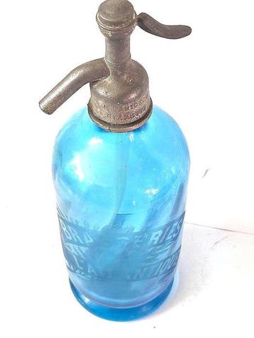 Siphon - Siphon bleu marque lacide.