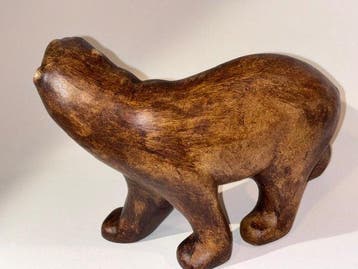 Jean AUSTRUY - Figuur - Ours brun - Aardewerk