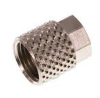 Écrou-raccord en laiton nickelé 6x4mm (M8x0.75) [20 pièces]., Verzenden, Nieuw
