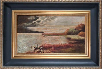 Stanislaw Maslowski (1853-1926) - Autumn landscape with