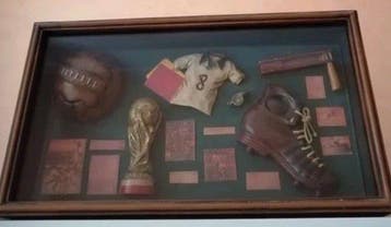 schaduwboksen, voetbal,, Nieuw