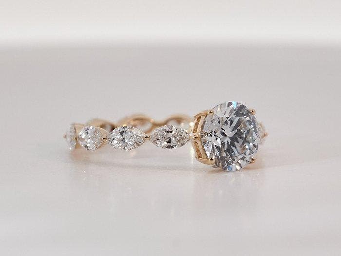 Sans prix de réserve - Bague - 14 carats Or jaune - 2.63ct., Bijoux, Sacs & Beauté, Bagues