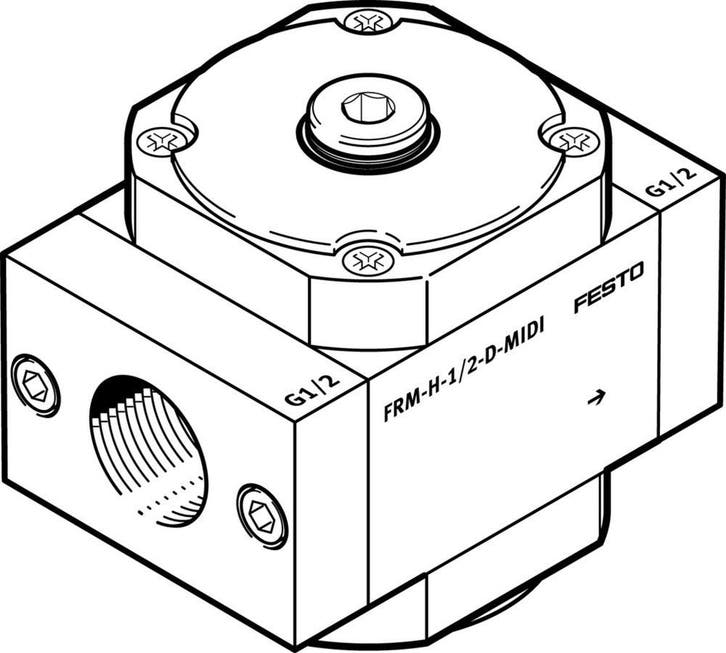 Festo Module De Dérivation G1/2 0.2-16bar 5100l/min Midi -, Bricolage & Construction, Outillage | Autres Machines, Envoi