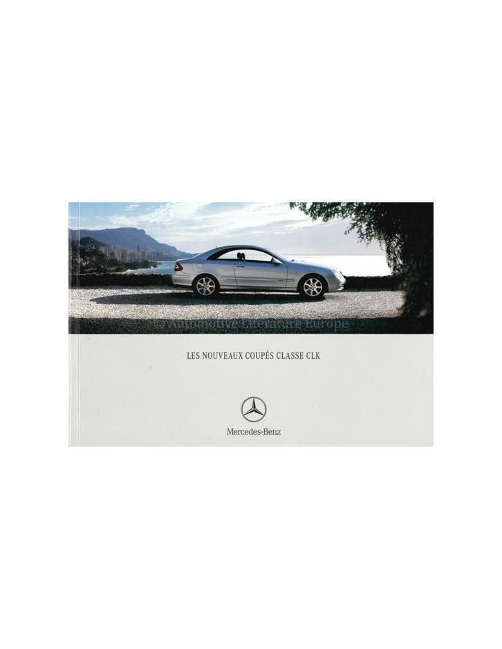 2003 MERCEDES BENZ CLK COUPÉ BROCHURE ITALIAANS, Livres, Autos | Brochures & Magazines, Enlèvement ou Envoi