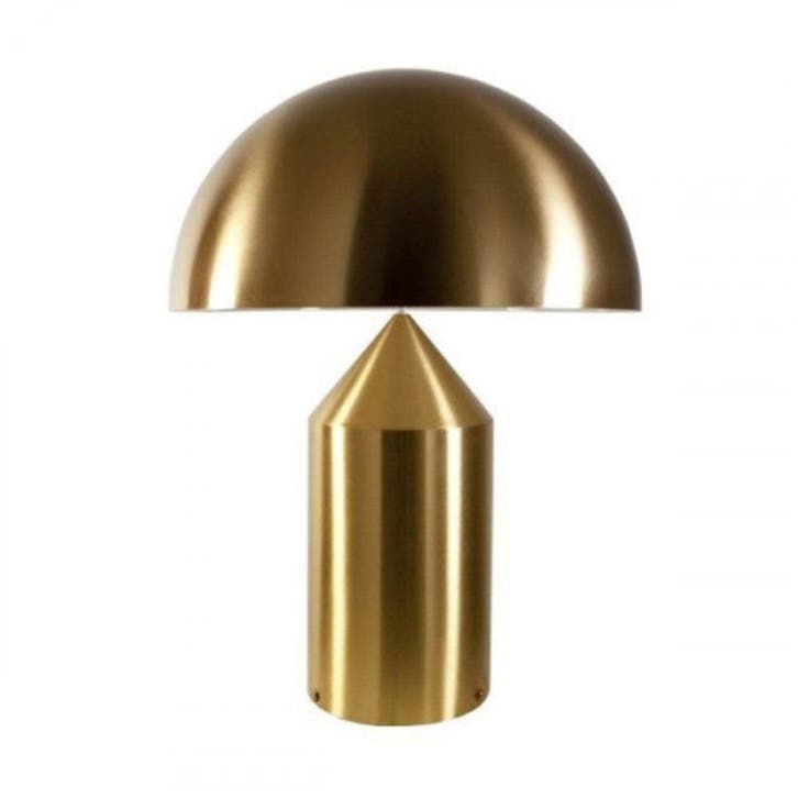 Oluce Atollo 70 Tafellamp Goud, Huis en Inrichting, Lampen | Tafellampen, Nieuw, Verzenden