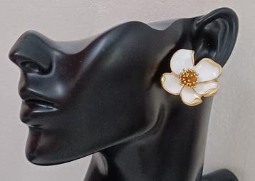 Oscar De La Renta - Plaqué or - Boucles doreilles